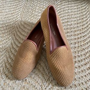 Ladies size 10 Ramon Tenza tan loafer